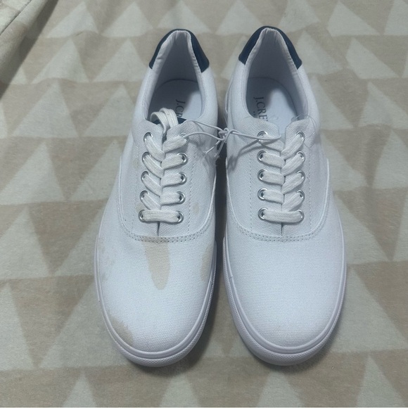 J crew canvas lace up sneakers for men - Picture 1 of 2